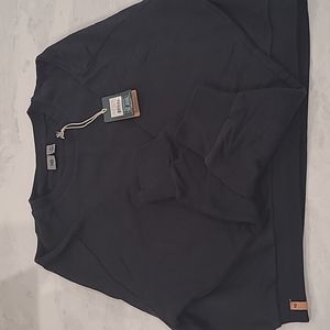 Tentree French Terry Crewneck Black M NWT